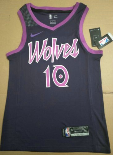 NBA 10 Layman Minnesota Timberwolves 2019 city Maillot